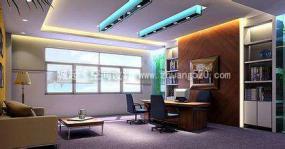 个性简约风格办公室设计效果图