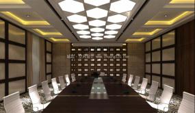 大气风格办公室装潢设计效果图片