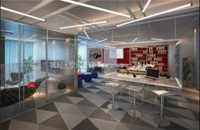 大气风格办公室设计装修效果图片