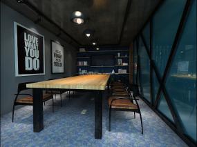 高端大气风格办公室设计装饰效果图片