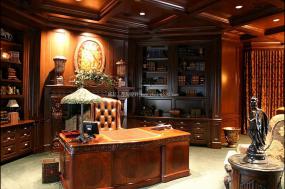 欧式简约风格办公室装修图片