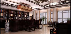 中式传统风格办公室设计装饰图