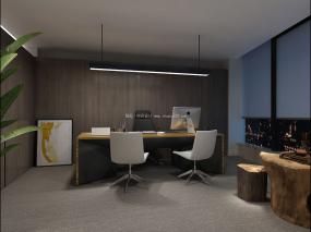 高端董事长办公室装修图片