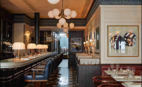 最新简约风格咖啡厅设计装饰效果图