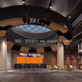 简约风格电影院设计装饰效果图