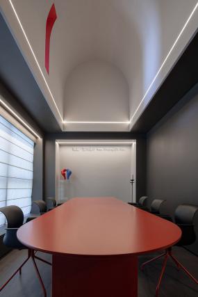 最新柔和风格办公室装修设计效果图