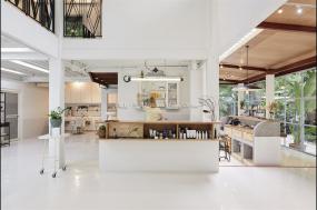 简约风格美发店装潢效果图片