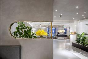 简约风格美发店设计效果图