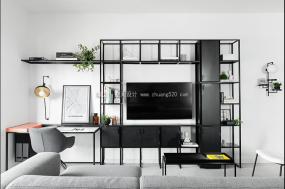 简约loft风格办公室设计装饰图