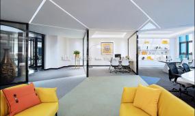 中式传统办公室装潢效果图