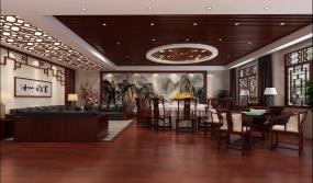 中式传统办公室设计装饰图片