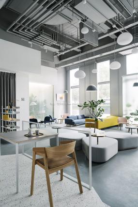 简约风格咖啡厅装修实景图片