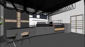 简约风格咖啡厅设计效果图片