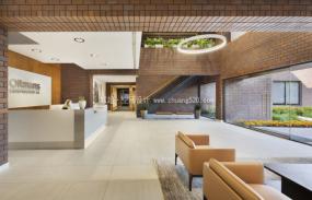 欧式简约风格办公室装饰设计效果图片