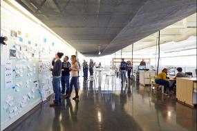 中式现代风格办公室装修图片