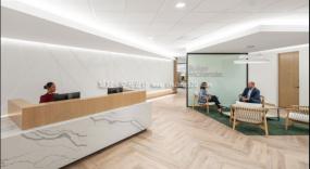 时尚流行风格办公室装潢效果图