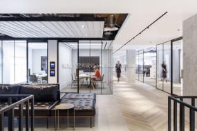 时尚流行风格办公室装修高清效果图