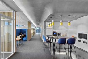 简单大气风格办公室设计装饰效果图