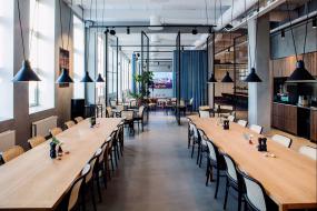 简单大气办公室装修高清效果图