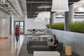 40平米办公室装修装潢效果图