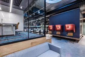 最新公司过道不做吊顶装修效果图片