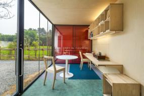 办公室过道背景墙装修设计图