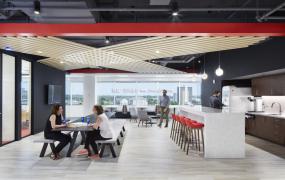 2018流行公司过道背景墙效果图