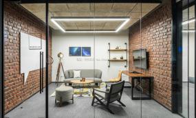 大办公室中式吊顶装修效果图