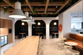 企业办公室装修天花吊顶效果图