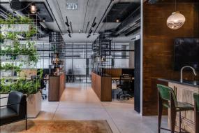 上海专业办公室装修吊顶设计效果图片