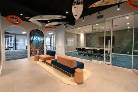 办公室室内吊顶装修设计效果图图片