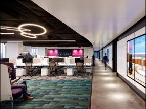 办公室金属吊顶装修设计效果图