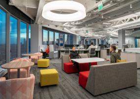 办公室吊顶造型装修设计图