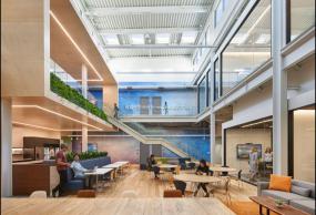 180平米办公室吊顶造型装修效果图片