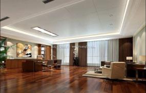 中式大气办公室装修效果图