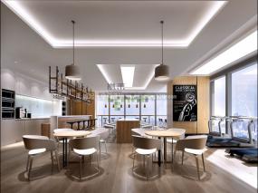 最新公司办公室过道装修效果图