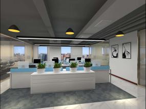 写字楼室内过道玄关设计效果图