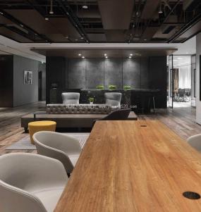 简约办公室装修风格过道效果图片