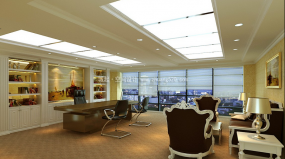 高层写字楼室内过道玄关设计图片欣赏