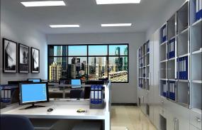 办公室新中式装修风格吊顶设计效果图