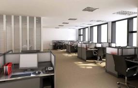 小办公室石膏板吊顶造型设计图片