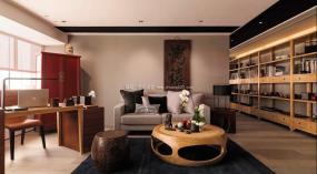 小办公室个性室内吊顶装修图片