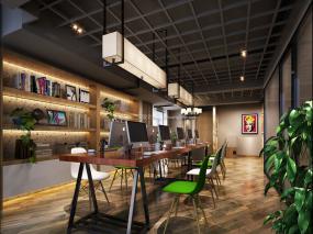 小型办公室室内集成吊顶装修效果图2018图片