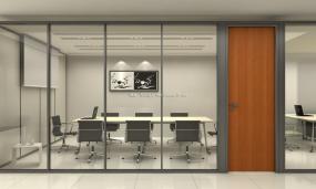 现代办公室风格吊顶设计效果图大全