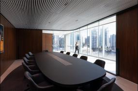 某公司大型办公室吊顶设计效果图片大全