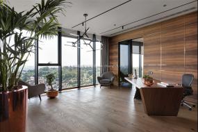 简约办公室吊顶装修效果图2015