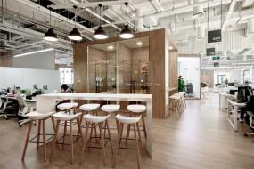 混搭办公室吊顶装修效果图片库