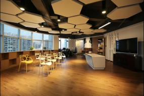 公司办公室室内吊顶装修效果图片大全