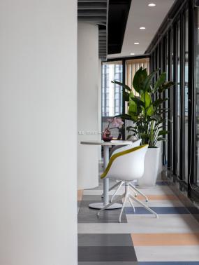 简单办公室室内吊顶装修效果图片