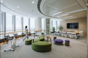 大办公室集成吊顶灯装修效果图片欣赏